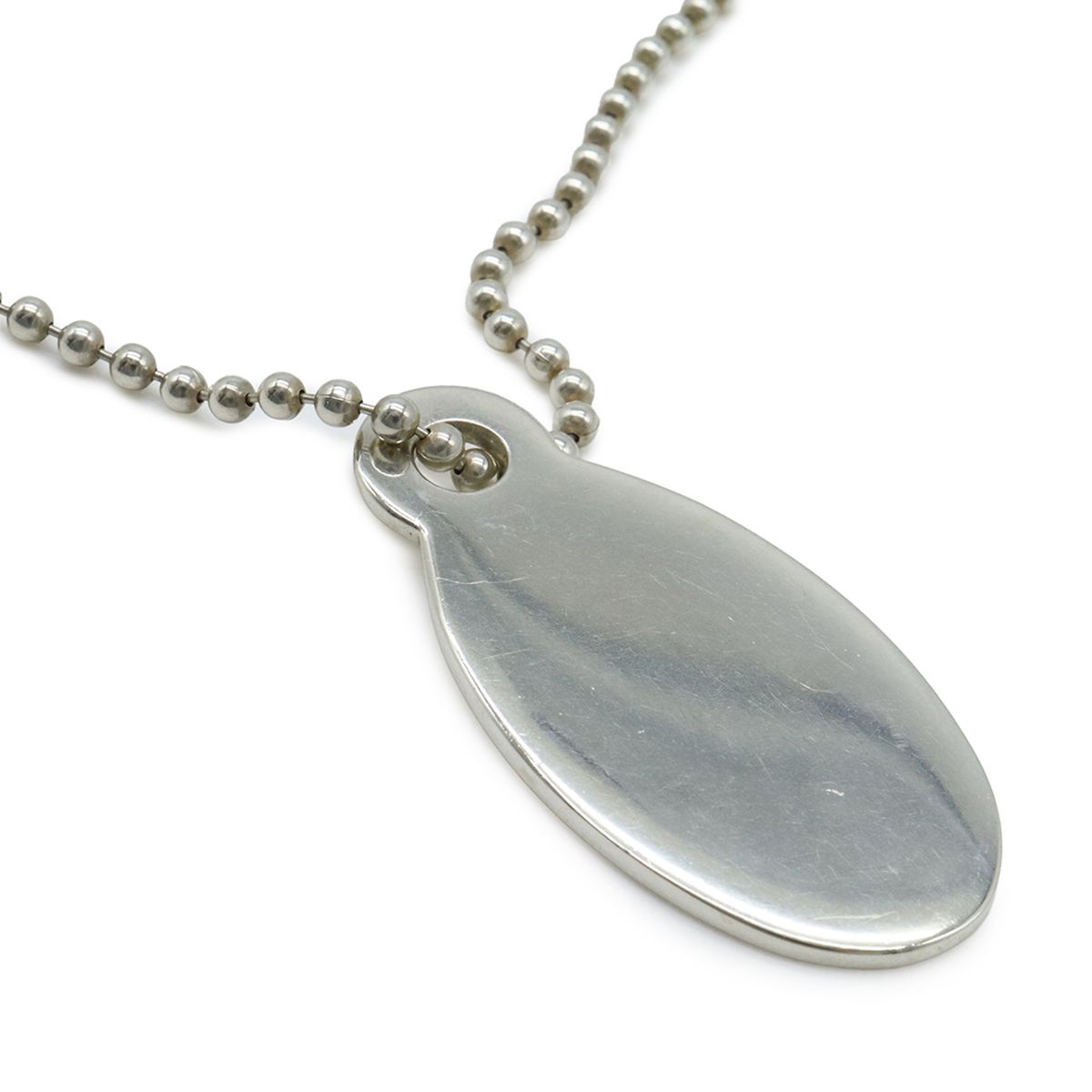 極美品 ティファニー ネックレス リターントゥオーバルプレート SV925 銀 ティファニー TIFFANY & CO. リターントゥ オーバル プレート