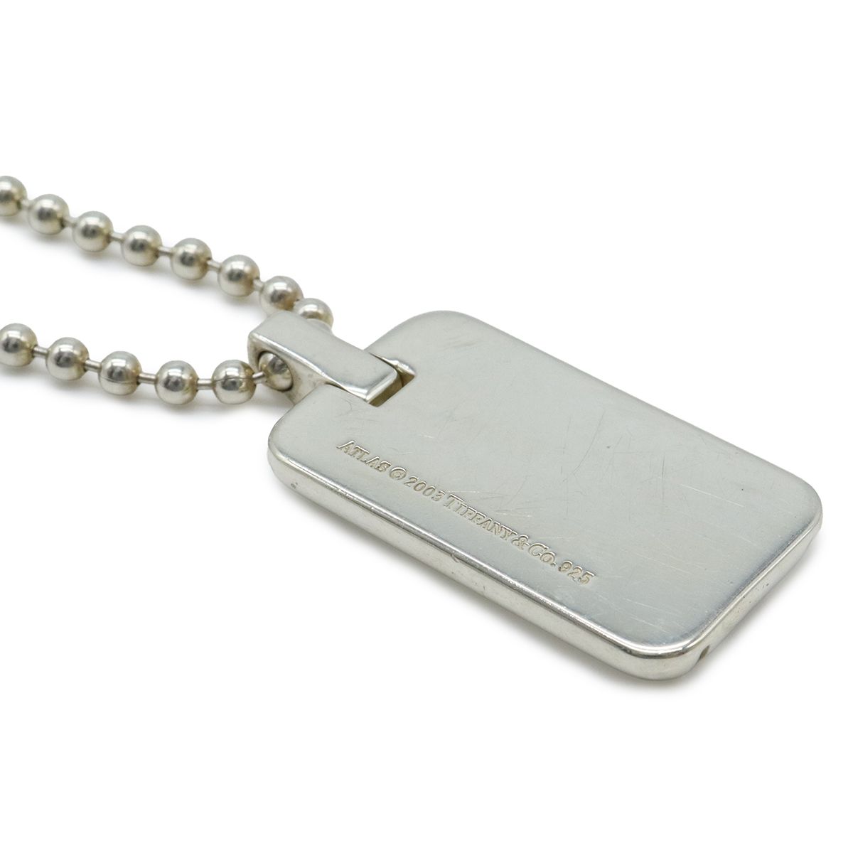 TIFFANY&Co. ティファニー アトラス プレート ペンダント ネックレス