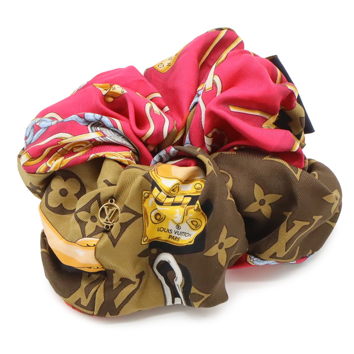 美品 ルイヴィトン モノグラム シュシュ シルク M76954 トロ シュー ルイヴィトン シュシュ モノグラム トロシュー シルク M76954 LOUIS