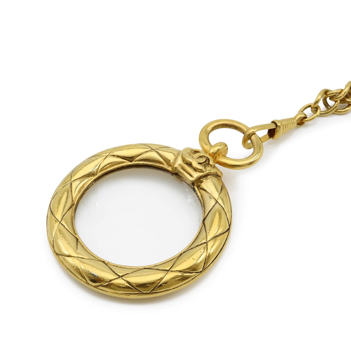 CHANEL シャネル ルーペネックレス チェーンネックレス ペンダント