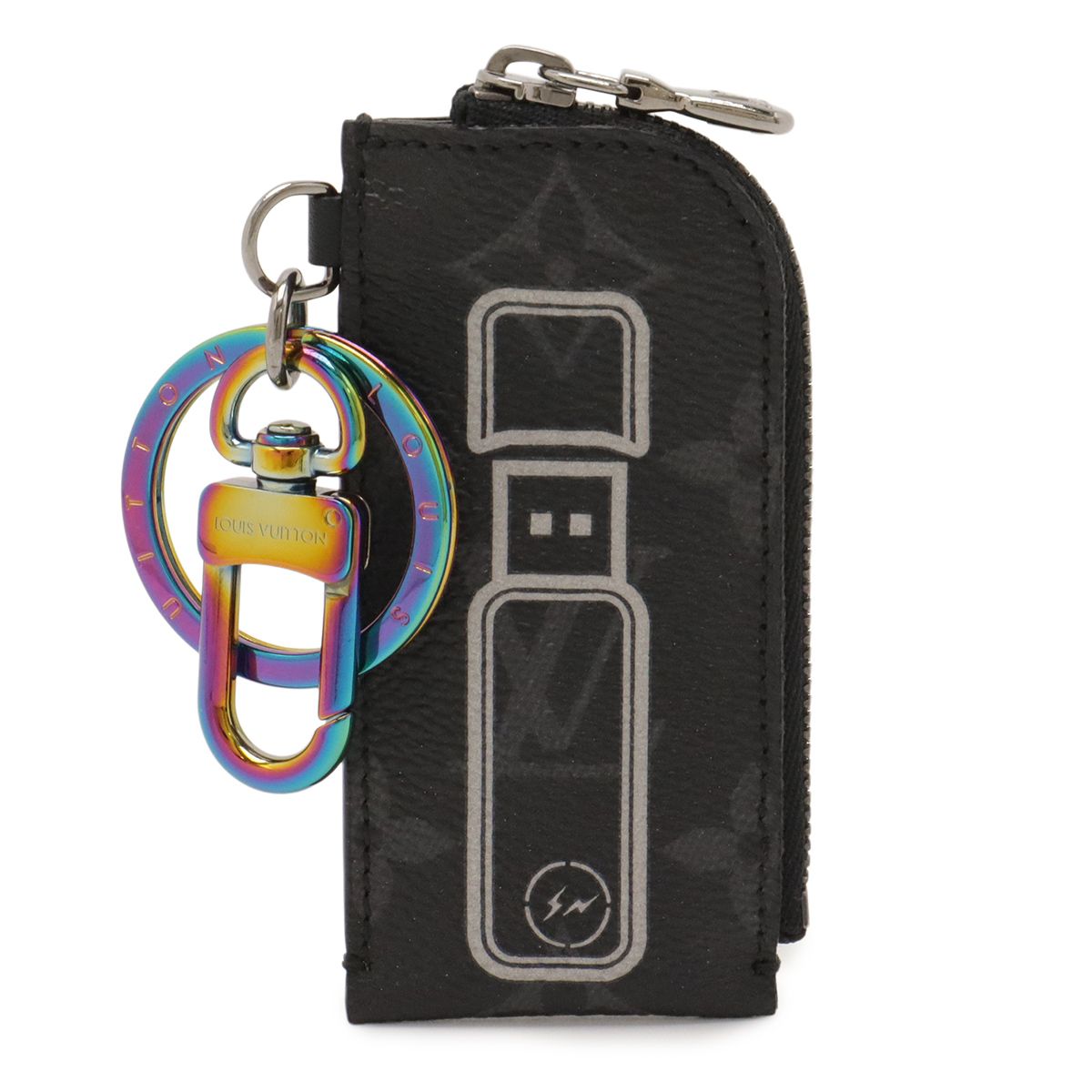 ルイ ヴィトン◎ポルト クレ ネオ モノグラム エクリプス キーホルダー LOUIS VUITTON ルイ ヴィトン モノグラムエクリプス ポルトクレ