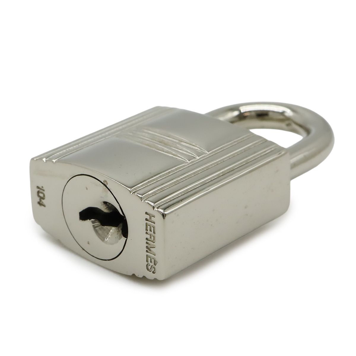 HERMES エルメス カデナ パドロック 南京錠 No.104 鍵 カギ キー付き