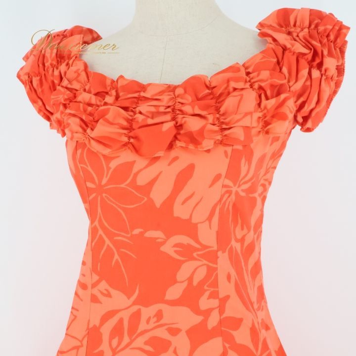 フラメンコ ワンピース ドレス 花柄 フラワー フリル ノースリーブ