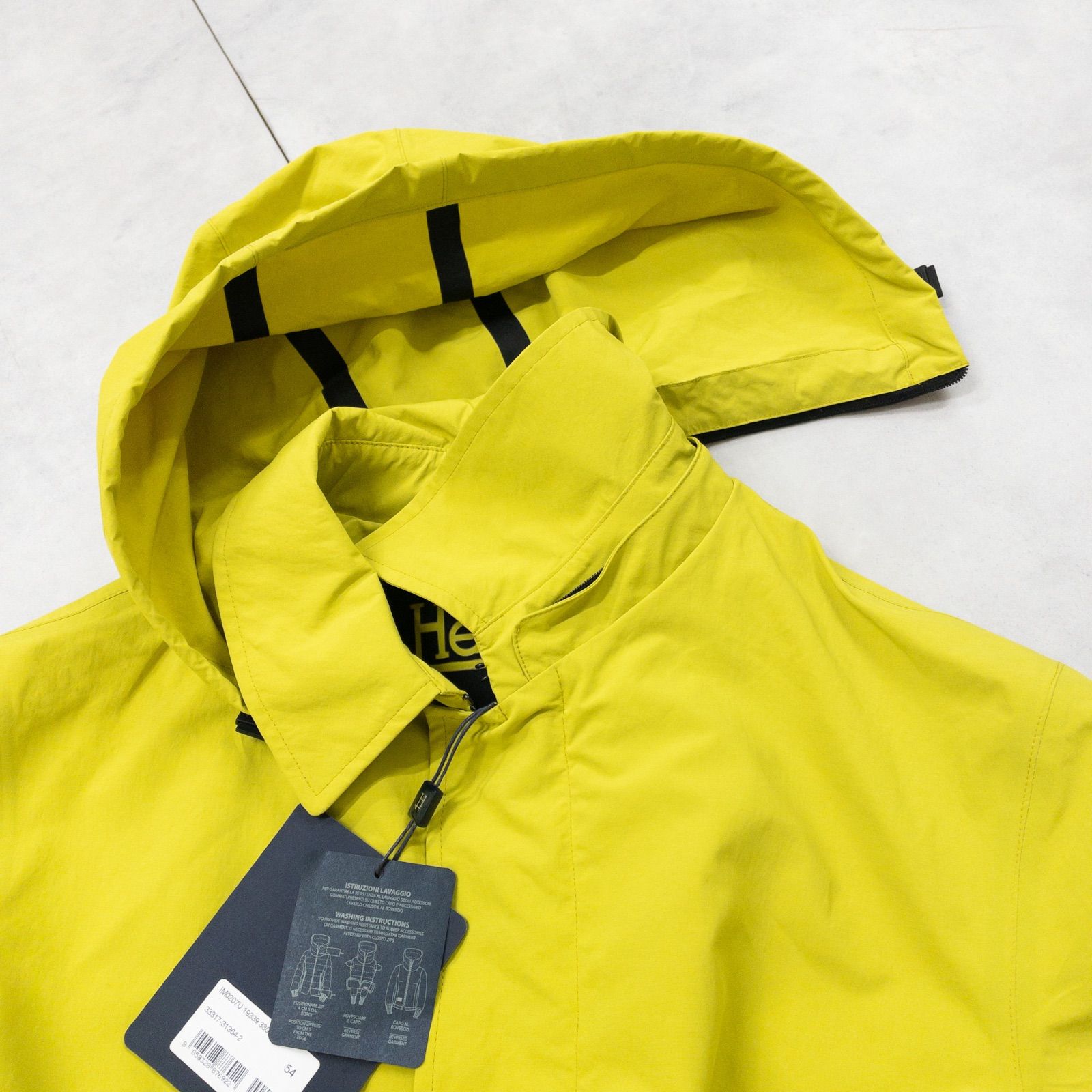 HERNO ヘルノ ナイロンジャケット コート フード ジップ ポリエステル