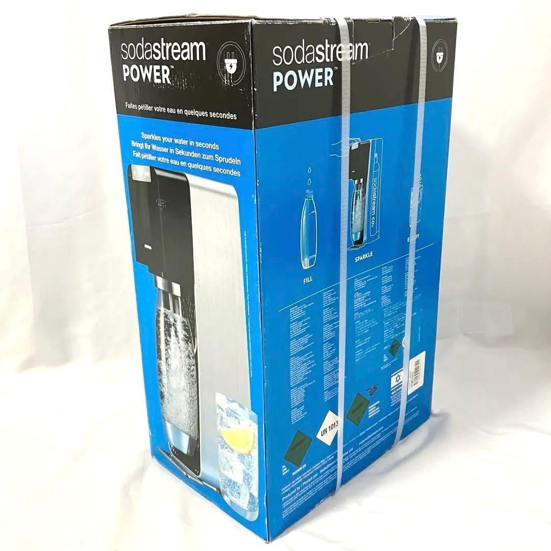 新品】 ソーダストリーム POWER（パワー）スターターキット ブラック