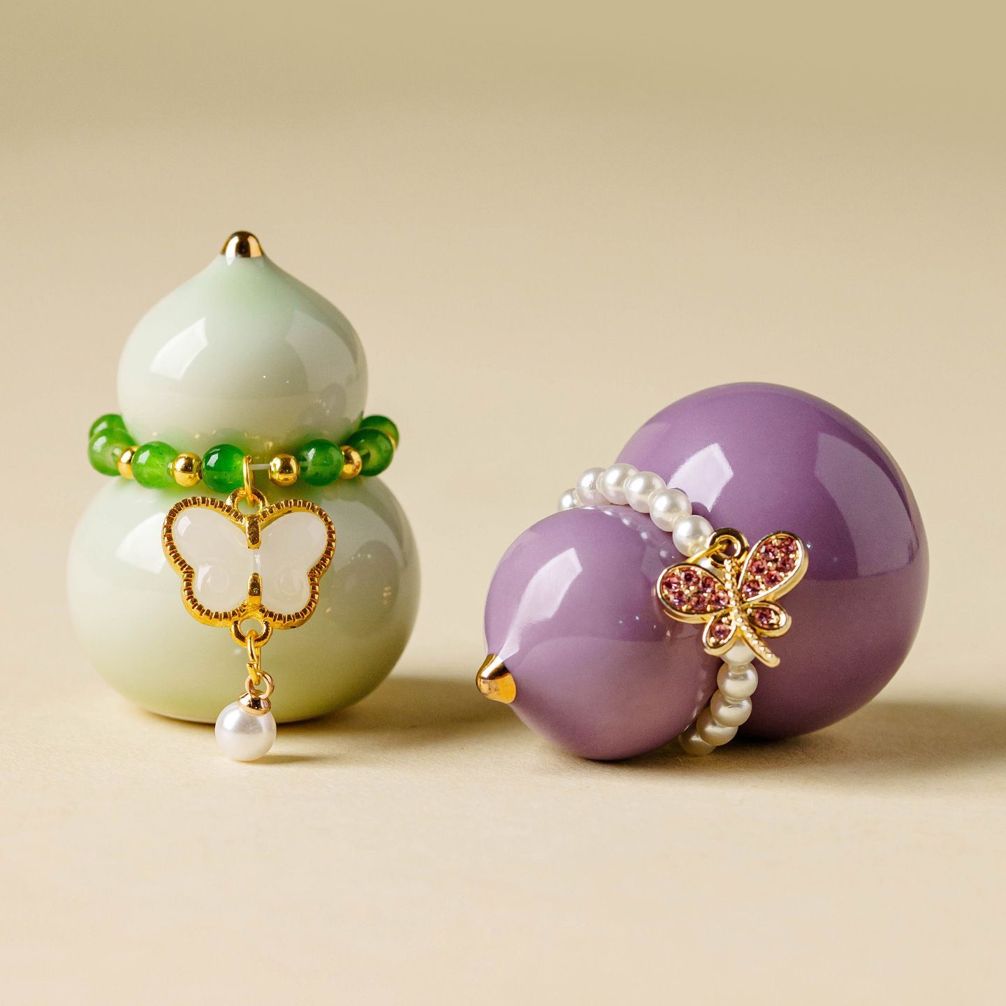 新品未使用 陶磁器 ひょうたん 茶 精品 可愛い 小さな 置物 高級感 茶