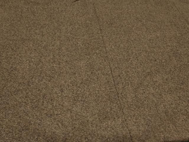 平和屋着物∞男性 和装コート 角袖 霞文 ロング丈 交織 CABC5027in