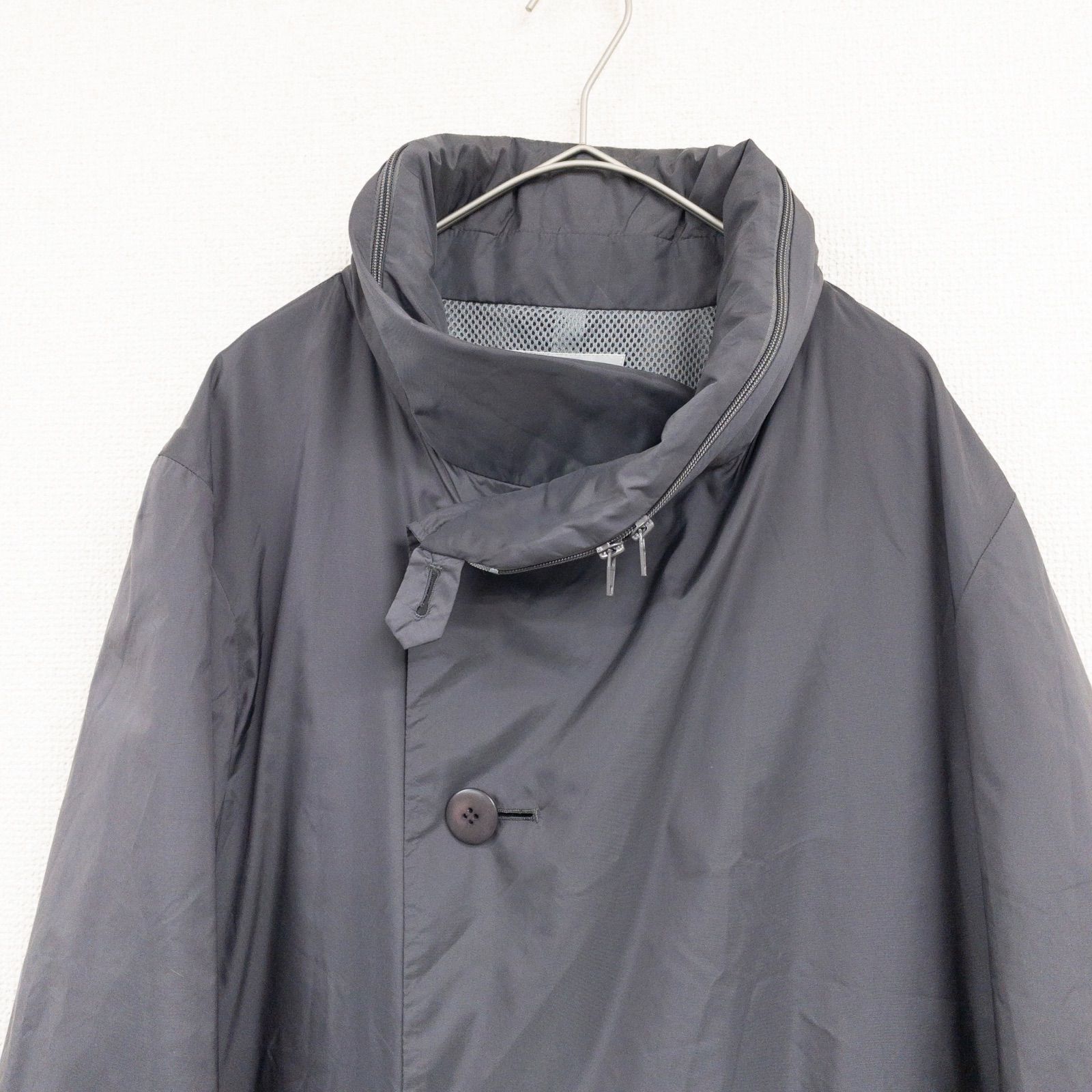 ISSEY MIYAKE イッセイミヤケ コート スタンドカラー ロング ナイロン