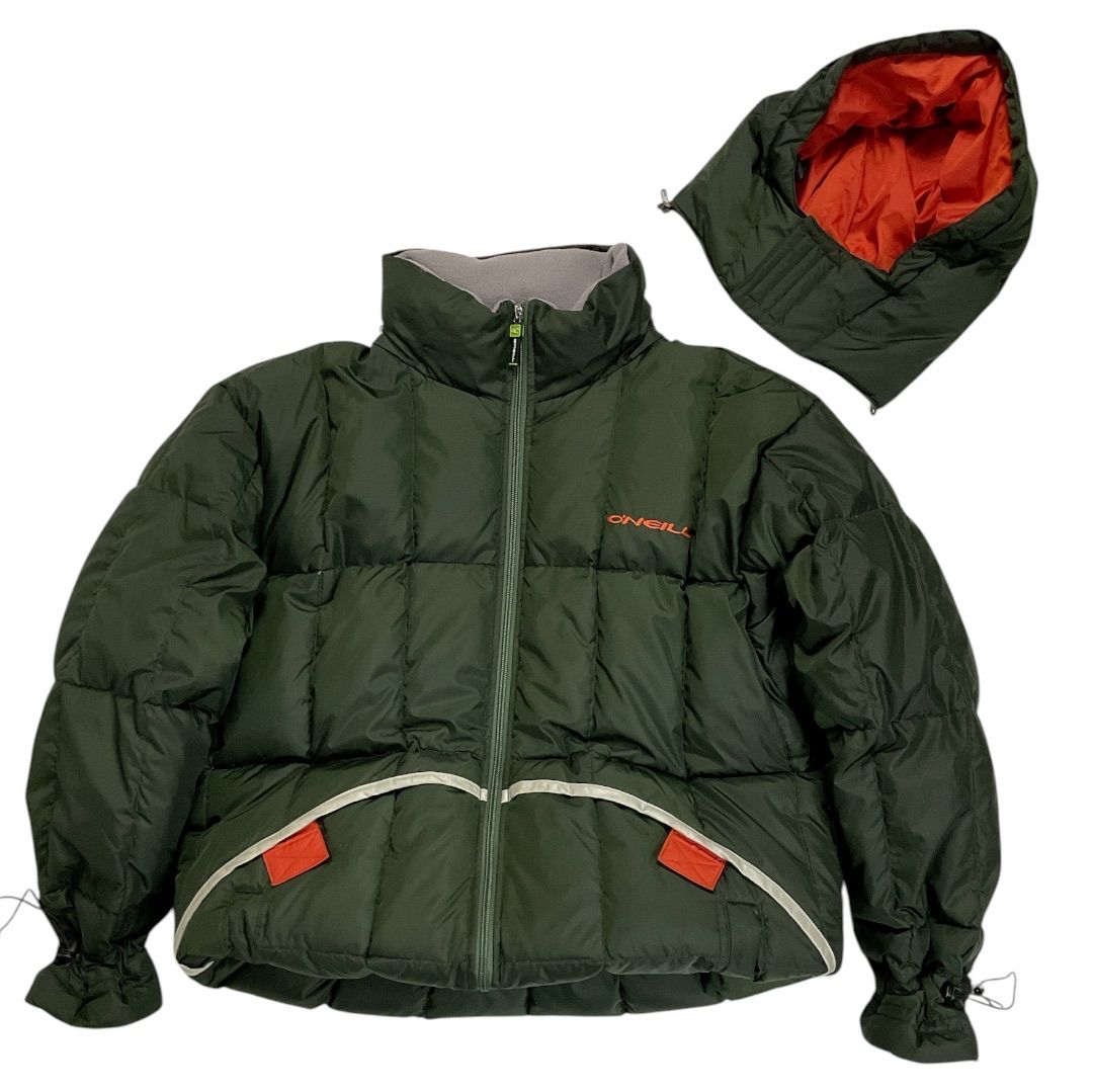 00s O'NEILL オニール 着脱式フード付き ダウンジャケット Lサイズ Y2K
