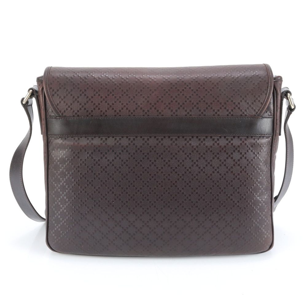 極美品 グッチ ディアマンテ 223665 レザー ビジネス バッグ 斜め掛け