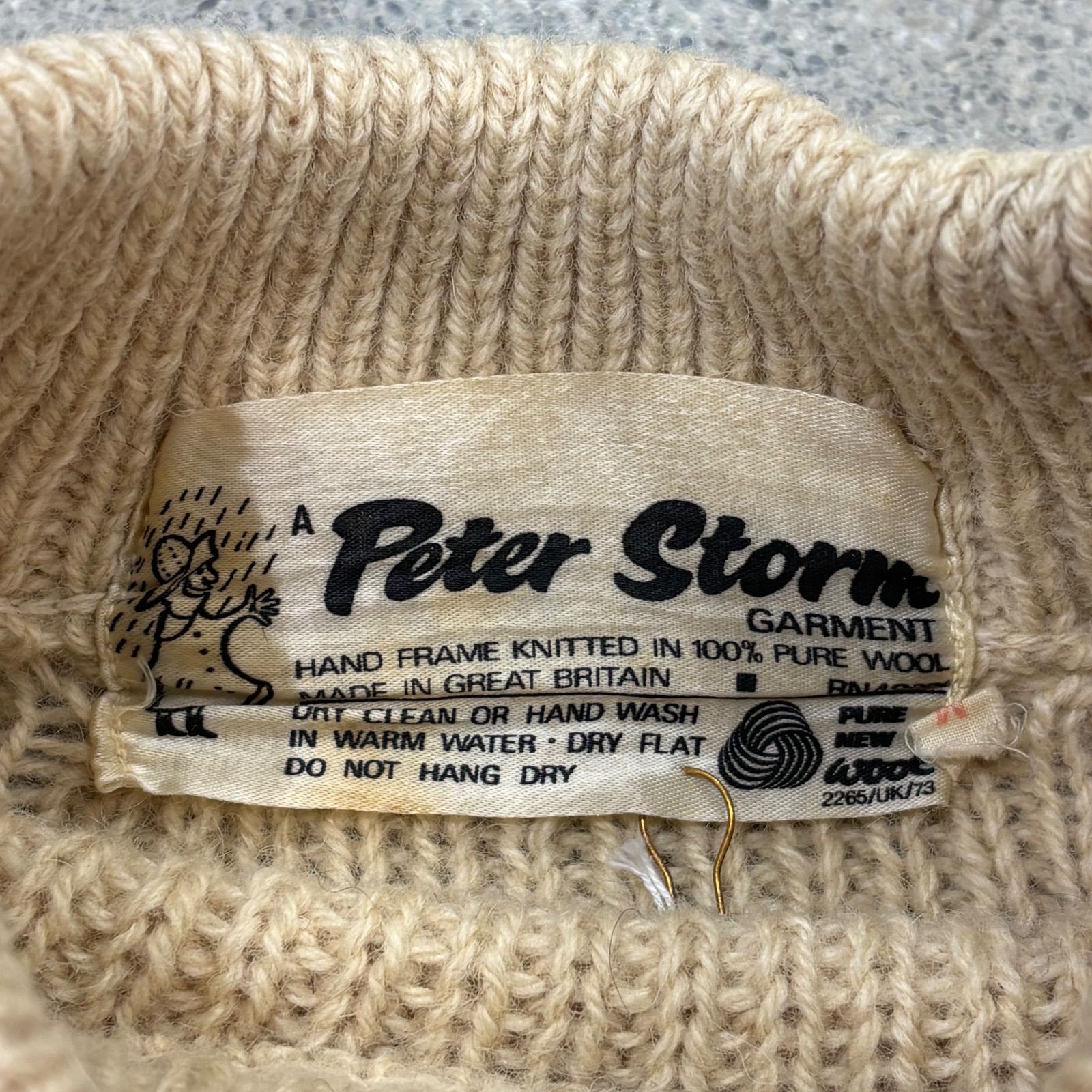 Peter Storm】70s Oiled Sweater M 【公式通販】