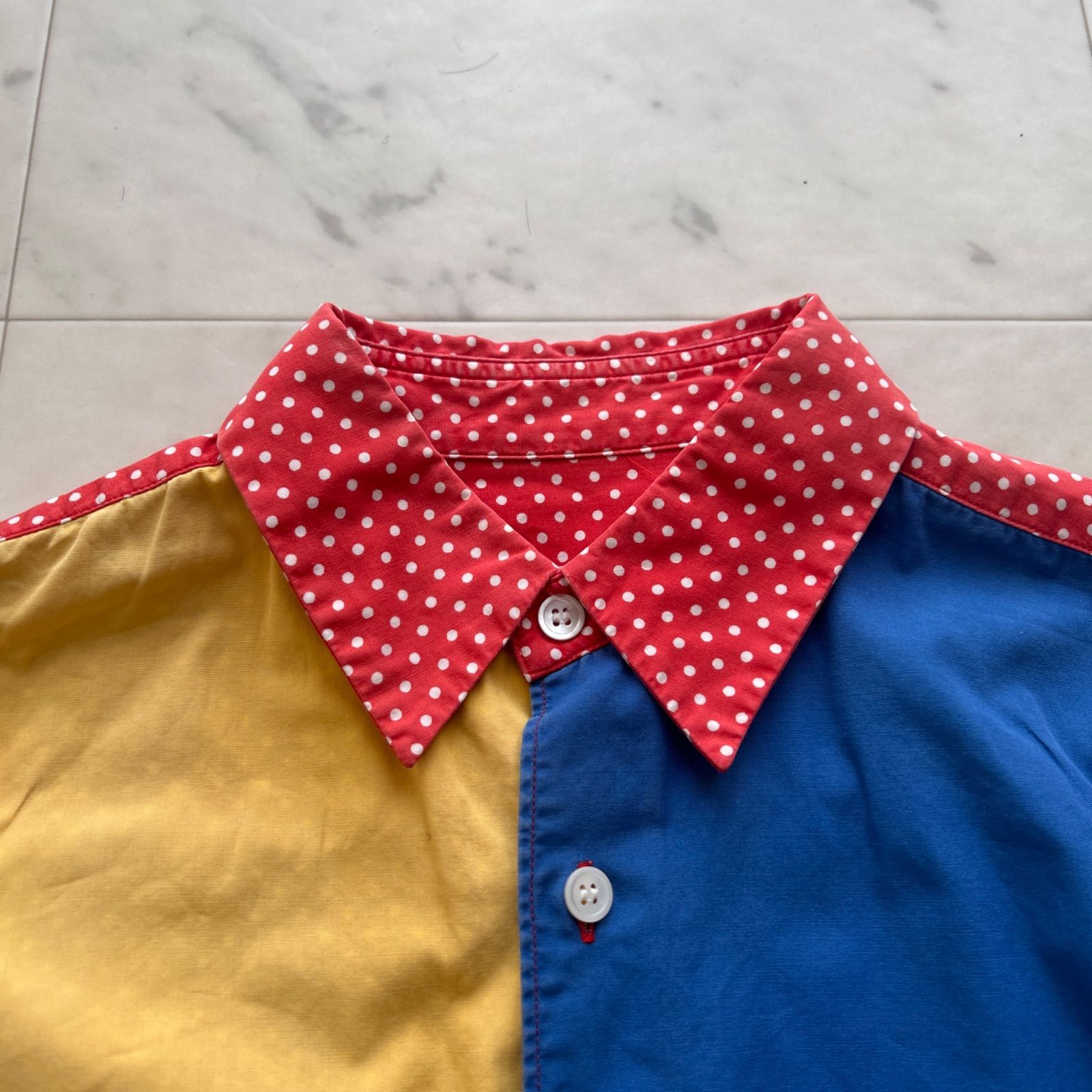 COMME Comme des Garçons コムデギャルソン ドット柄 パッチワーク 