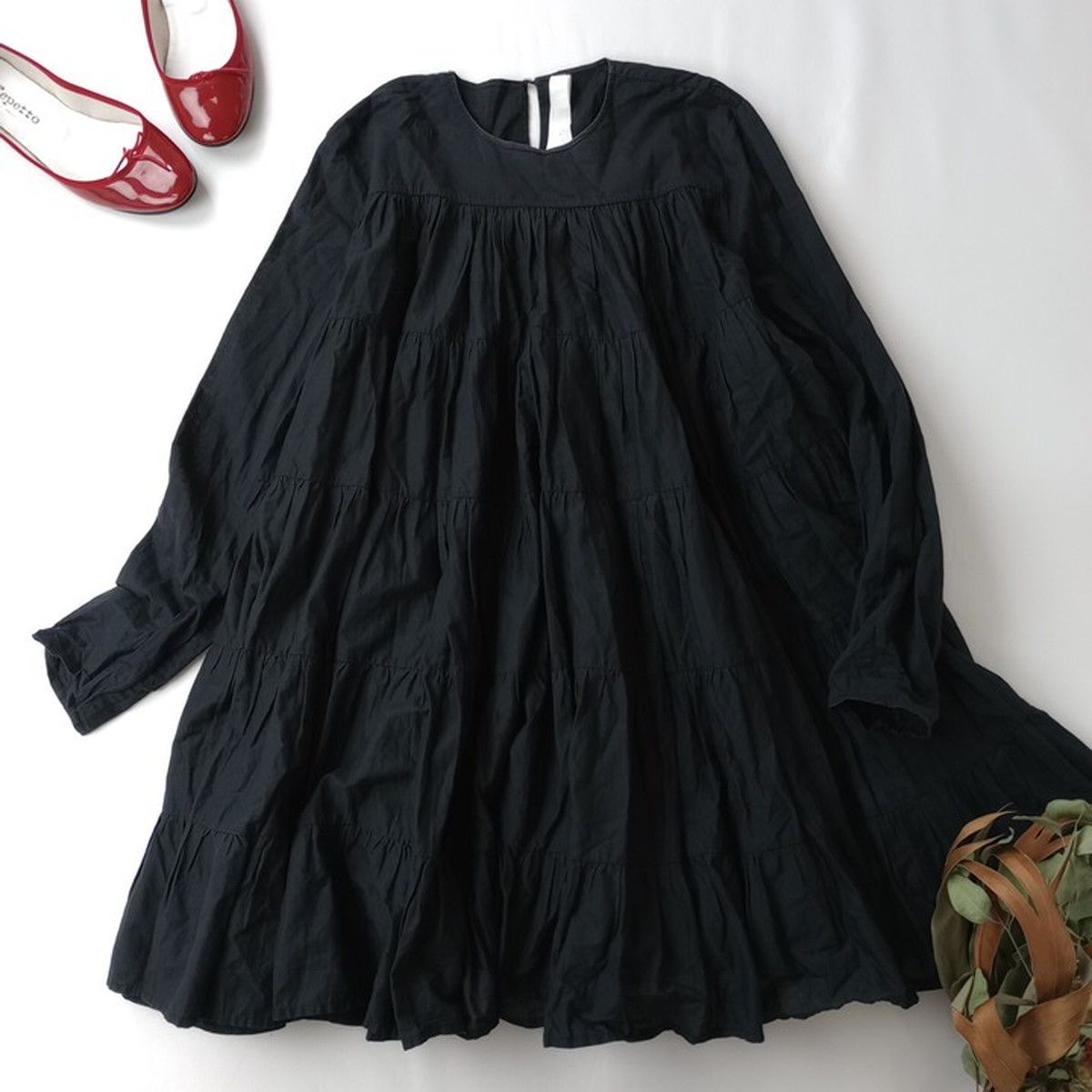 MERLETTE マーレット SOLIMAN DRESS ソリマン ティアード ワンピース