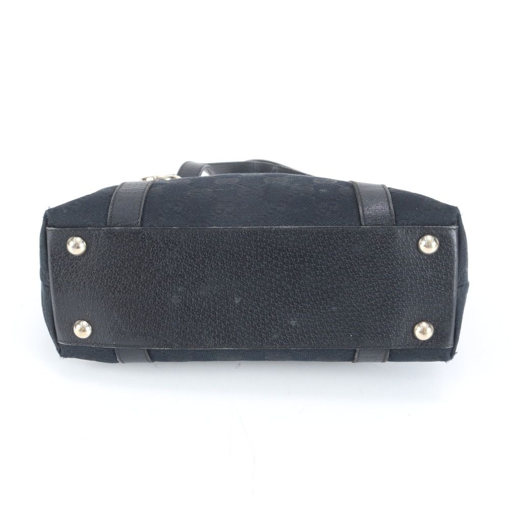 美品 グッチ GGキャンバス アビー 141471 レザー トート バッグ 肩掛け