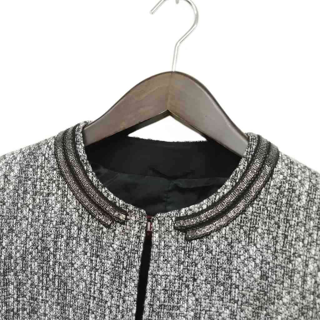 マックスマーラステュディオ Max Mara Studio ツイード ノーカラー