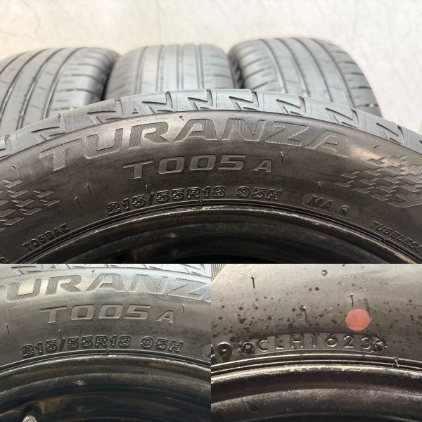 BS TURANZA 215/55R18】夏タイヤ【三菱 V16 パジェロ 73式 小型 