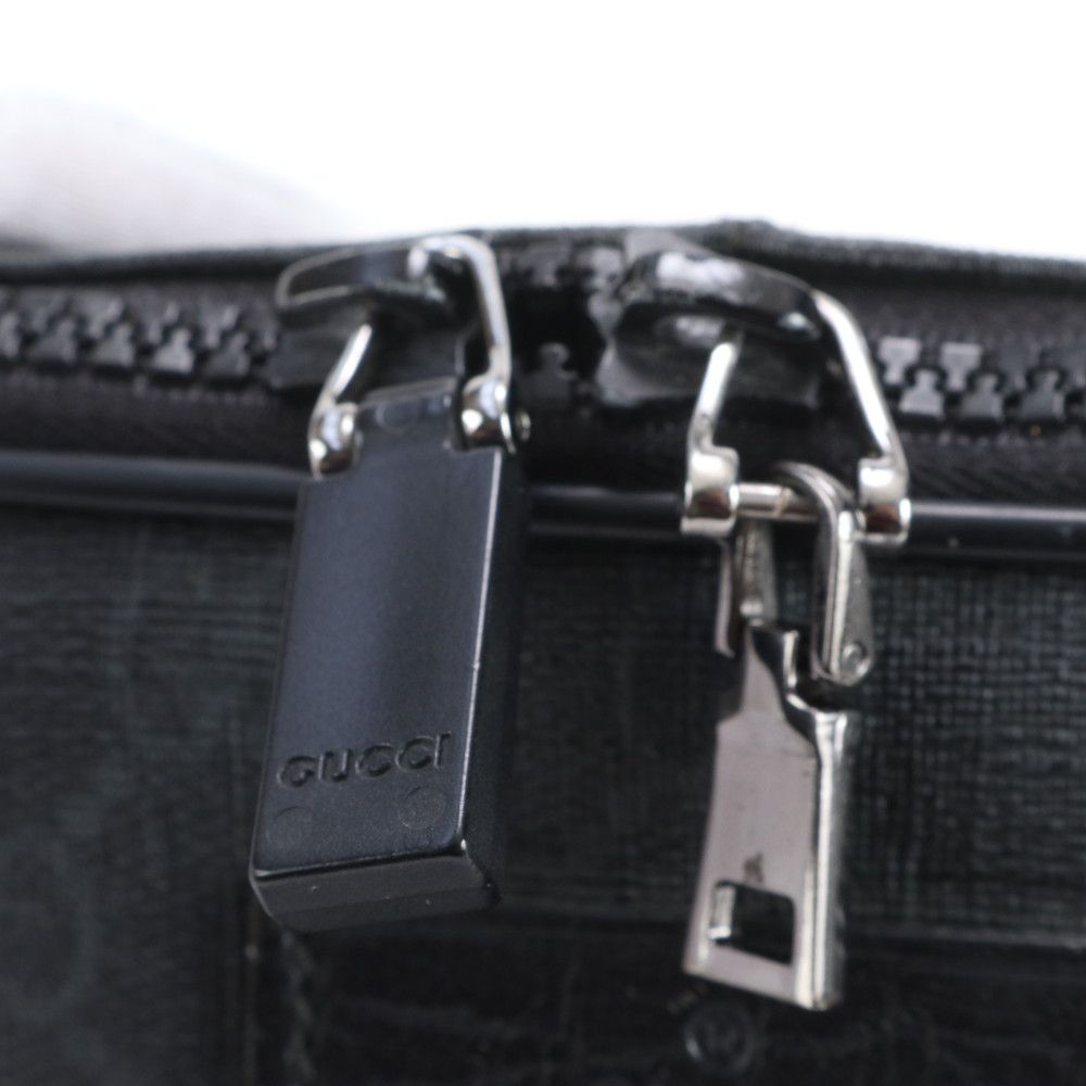 美品 グッチ GGスプリーム 169934 レザー ビジネス バッグ 書類鞄