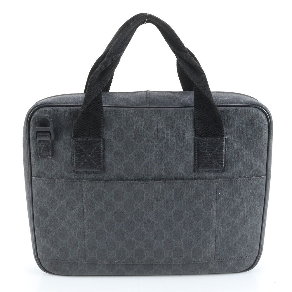 美品 グッチ GGスプリーム 169934 レザー ビジネス バッグ 書類鞄