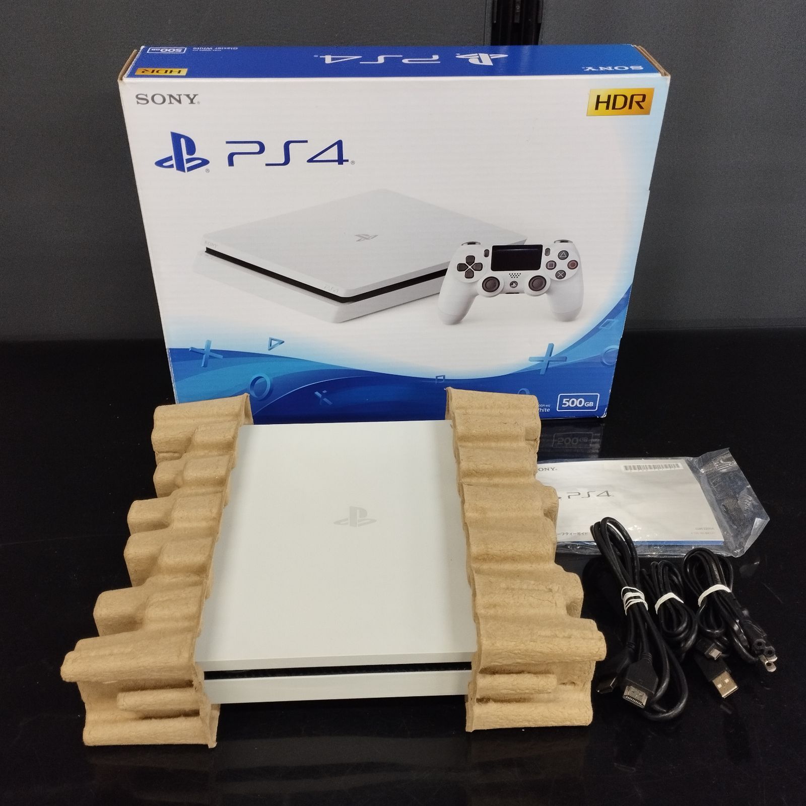 D11119PS4 プレステ4 本体 セット CUH-2200A ホワイト 500GB SONY