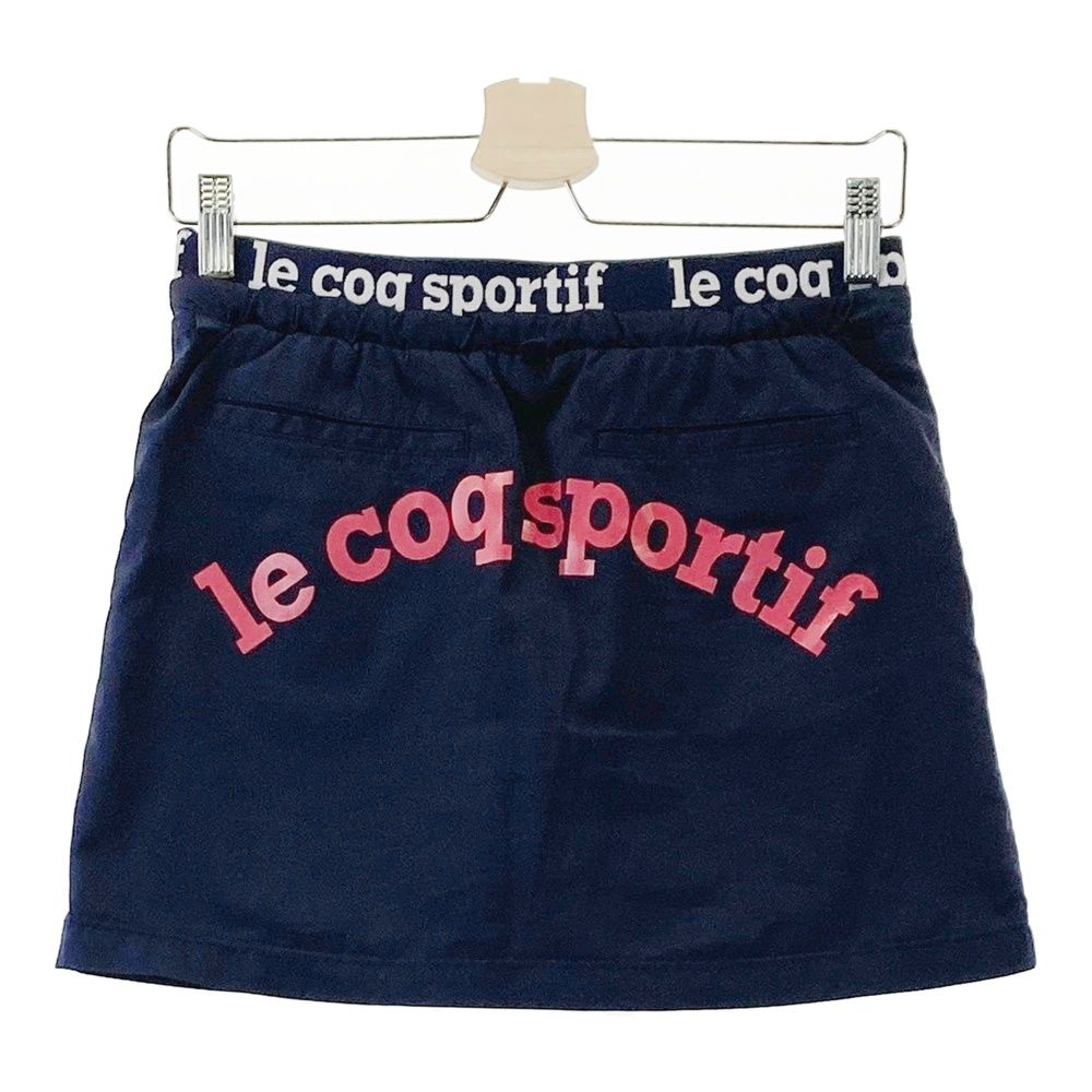 サイズ：9 LE COQ GOLF ルコックゴルフ インナー付スカート ネイビー系