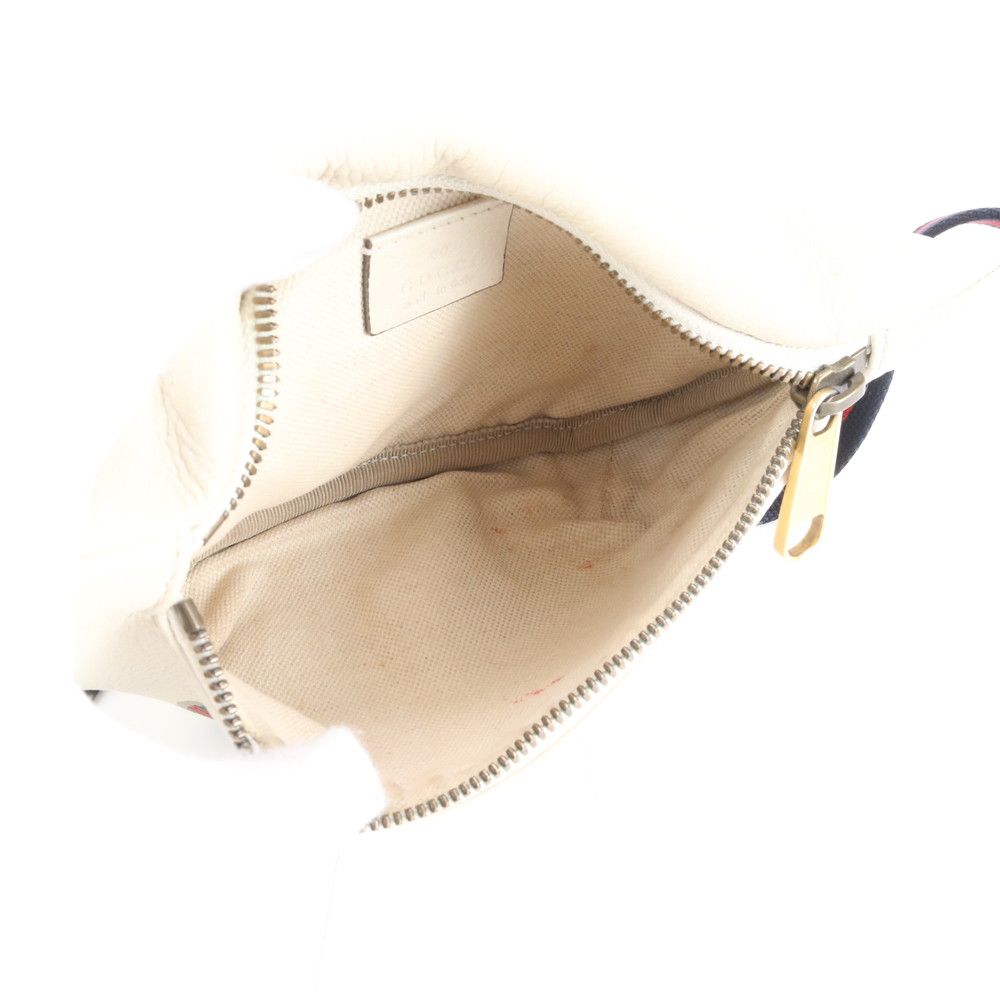 極美品 グッチ シェリー ライン プリント スモール ベルト 527792