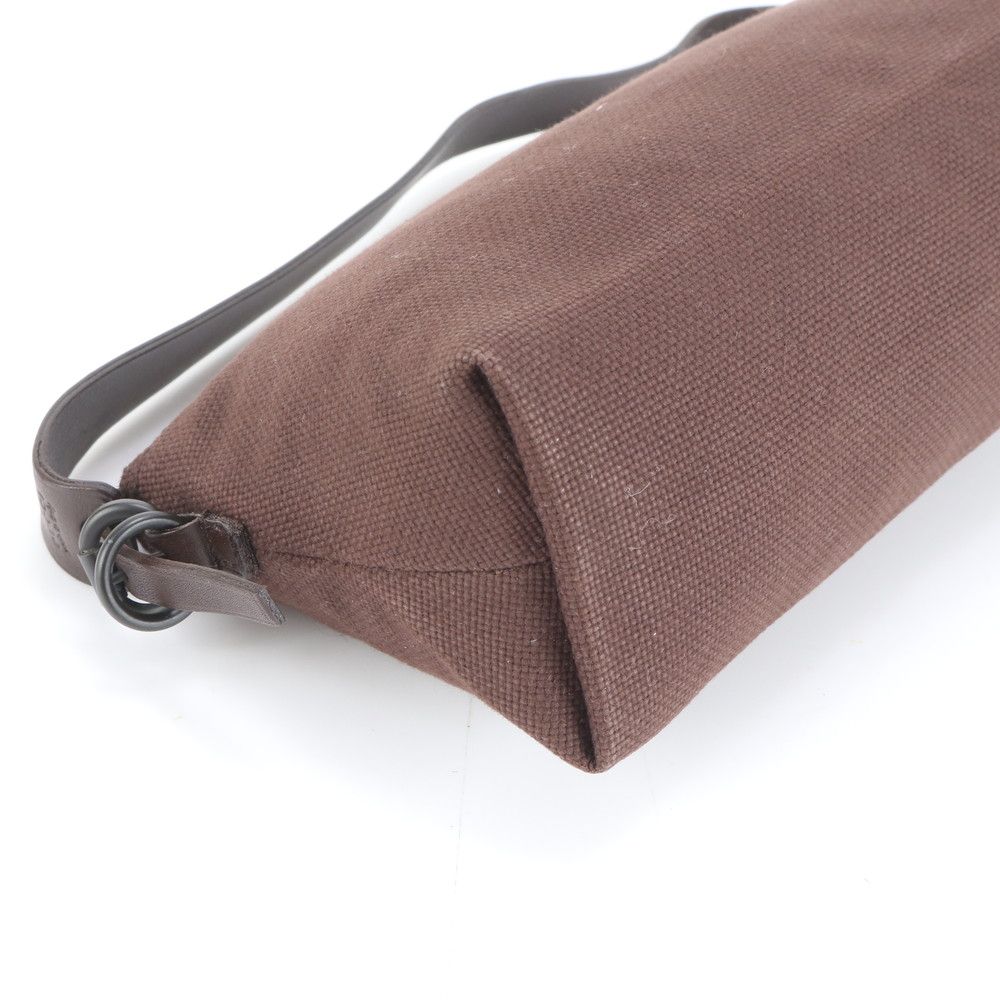 美品 グッチ アクセサリーポーチ 103399 レザー キャンバス ショルダー