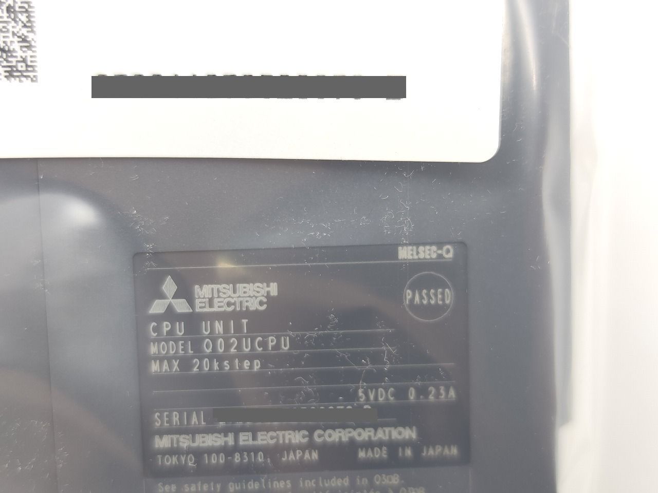 インボイス対応 箱いたみあり 製 三菱 Q 02 UCPU