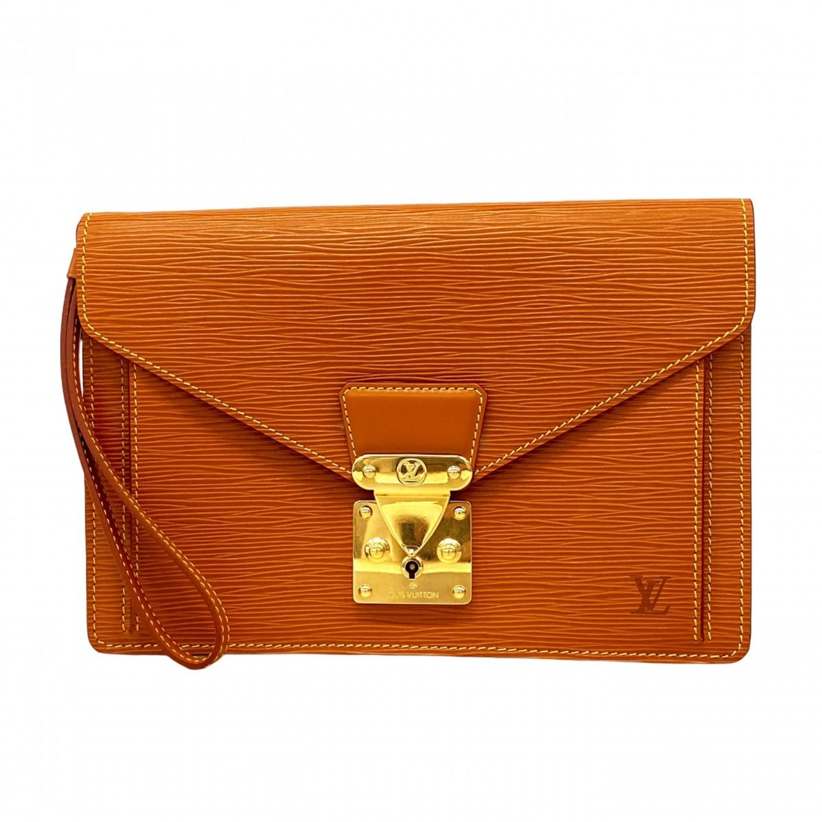 LOUIS VUITTON ゴールドクラッチバッグ ルイヴィトン クラッチバッグ レディース モノグラム・クラッチ 2023