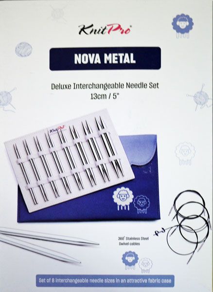 未使用品　ニットプロ ノバメタル 付け替え式 輪針 Newデラックスセット ニットプロ ノバメタル 付け替え式 輪針 Newデラックスセット（10616