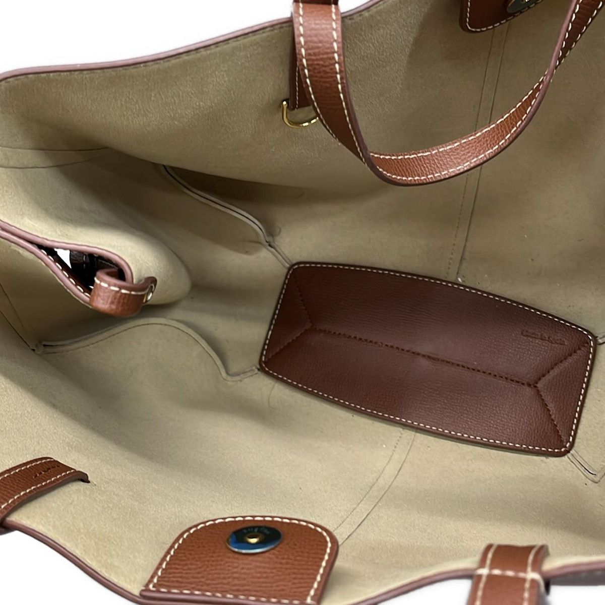 POLENE(ポレーヌ) トートバッグ - ブラウン レザー - メルカリ