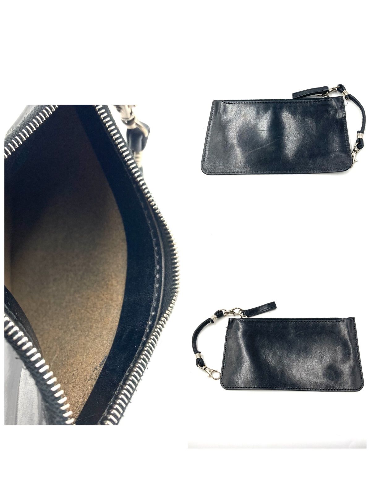 FENDI フェンディ ズッカ トートバッグ ポーチ付き キャンバス×レザー