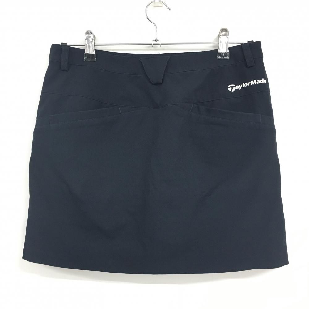 美品】テーラーメイド スカート ネイビー ロゴ白 ストレッチ 内側
