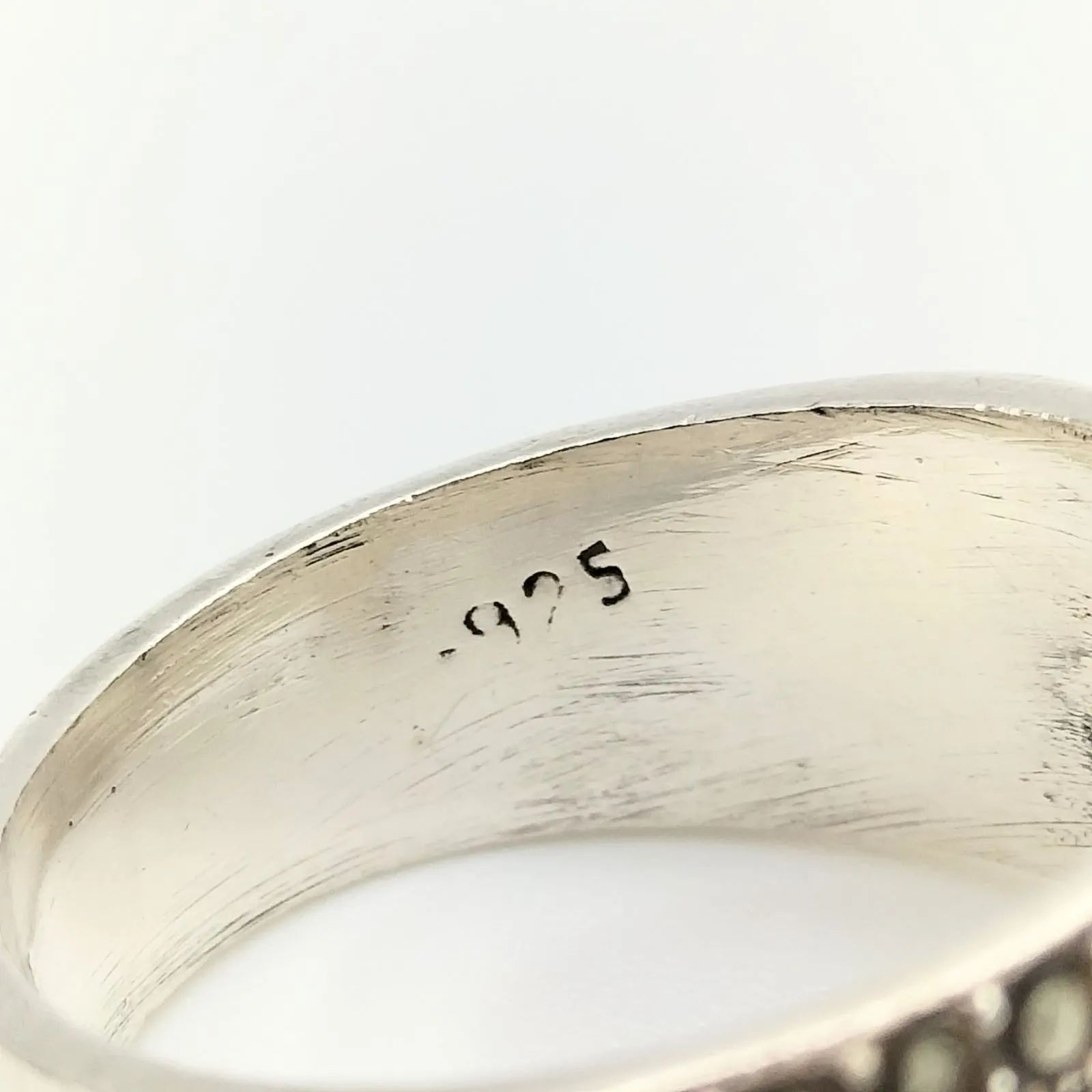 マーカサイトデザインリング オニキス SILVER シルバー925 11号 - メルカリ