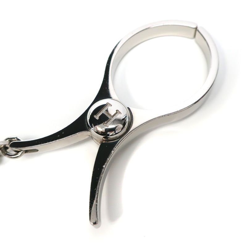 エルメス HERMES グローブホルダー 手袋 フィルー シルバー バッグ