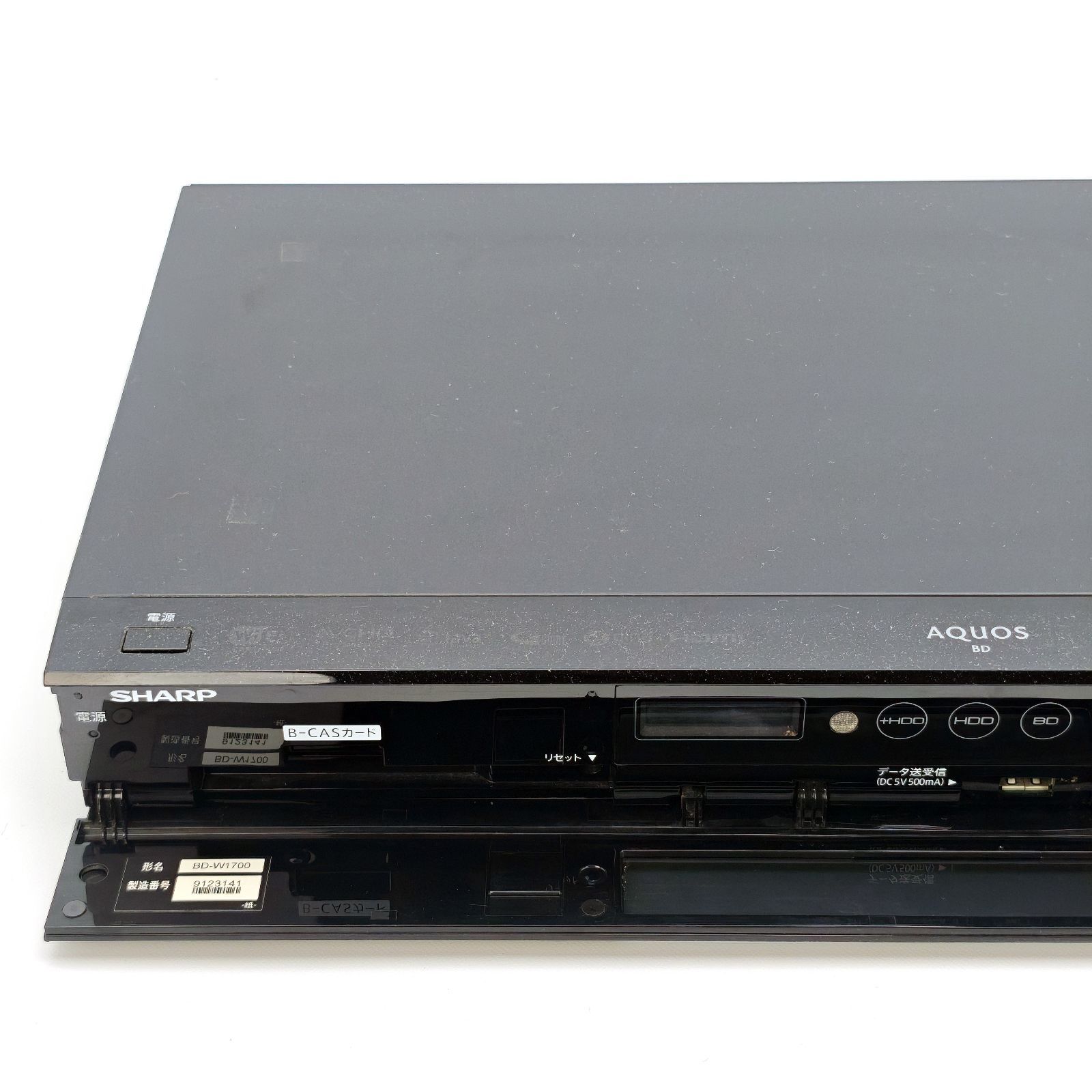 SHARP シャープ AQUOSブルーレイ BD-W1700 ブルーレイレコーダー Blu