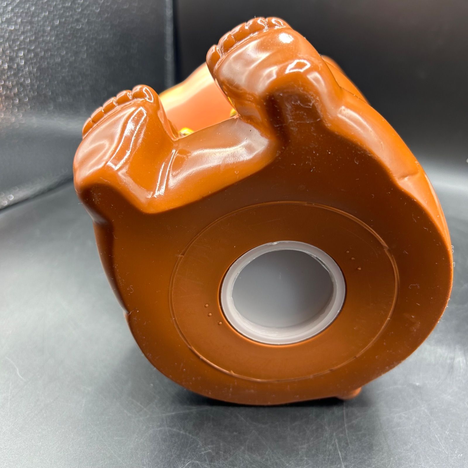 レア レトロ JA 農協 ノベルティ ソフビ貯金箱 2個セット 猿