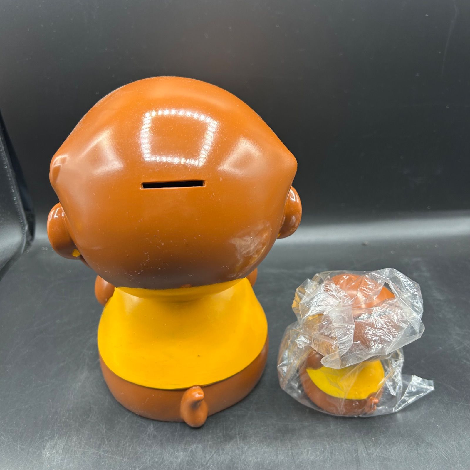 2個セット レア レトロ JA 農協 ノベルティ ソフビ貯金箱 猿