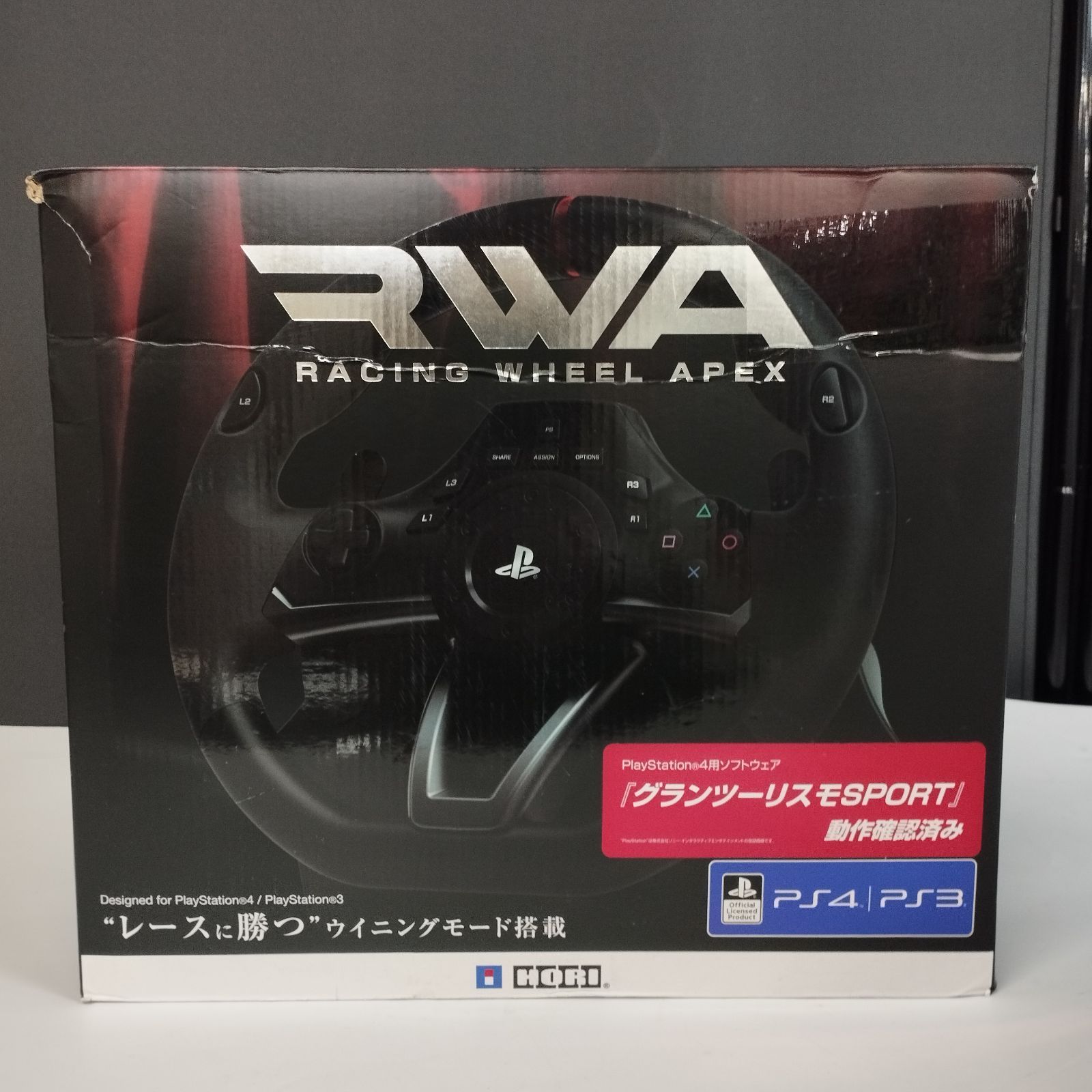 D28770】RWA Racing Wheel Apex PS4/PS3用 ※ジャンク - メルカリ