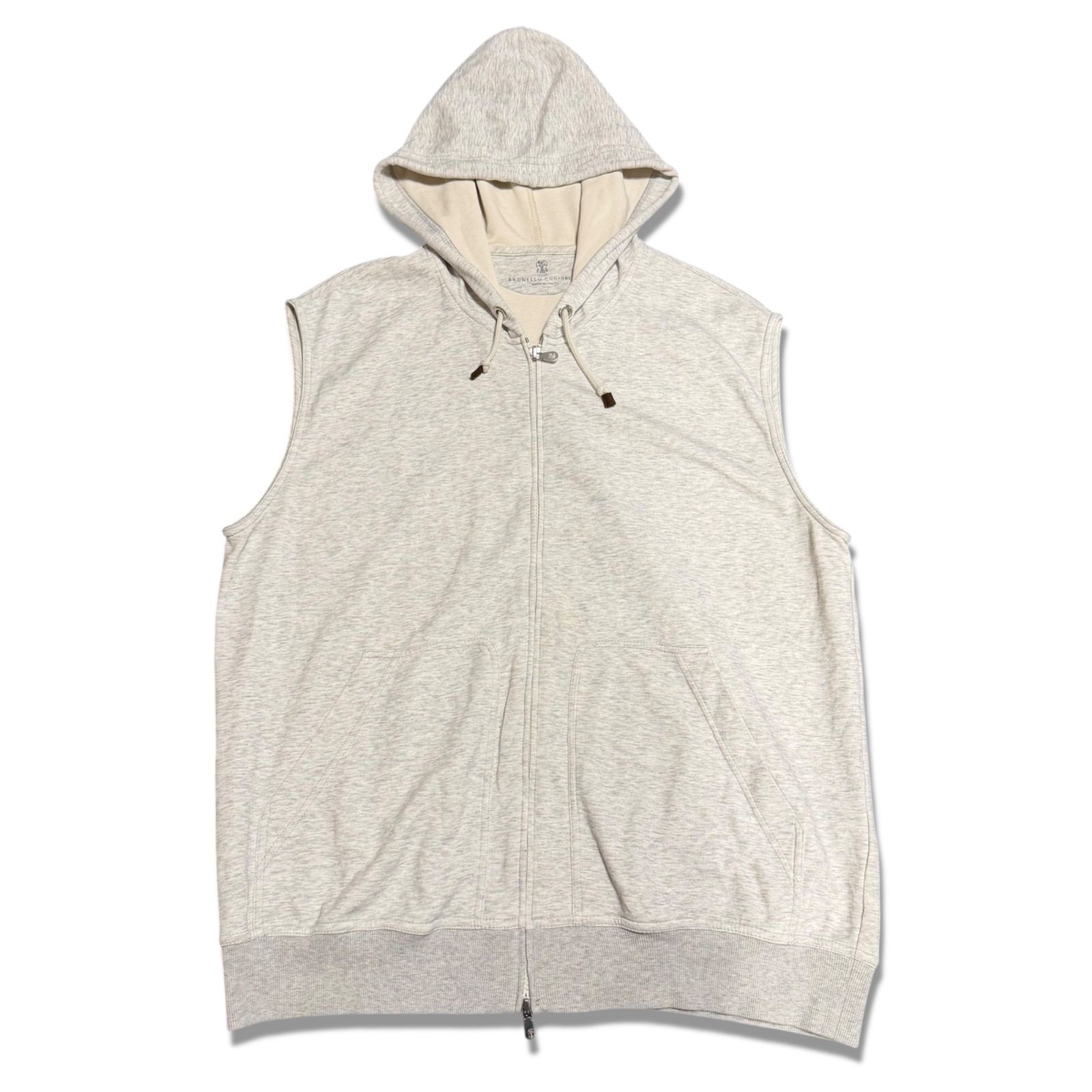 美品】BRUNELLO CUCINELLI ブルネロクチネリ ジップアップパーカー