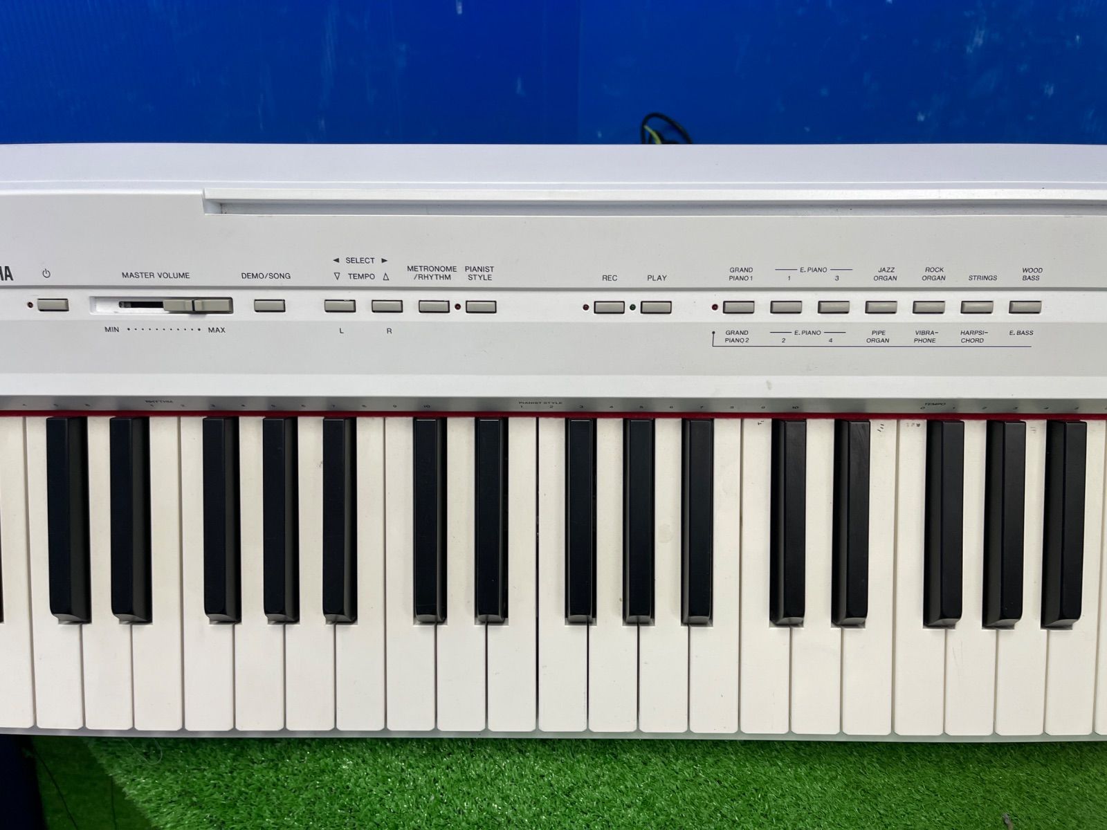 Y771☆YAMAHA 電子ピアノ P-105 白 デジタルピアノ ヤマハ 動作品 関東