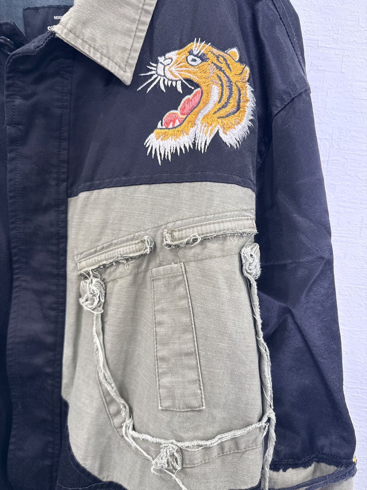 R00636 NEIGHBORHOOD｜ネイバーフッド｜刺繍｜ミリタリージャケット