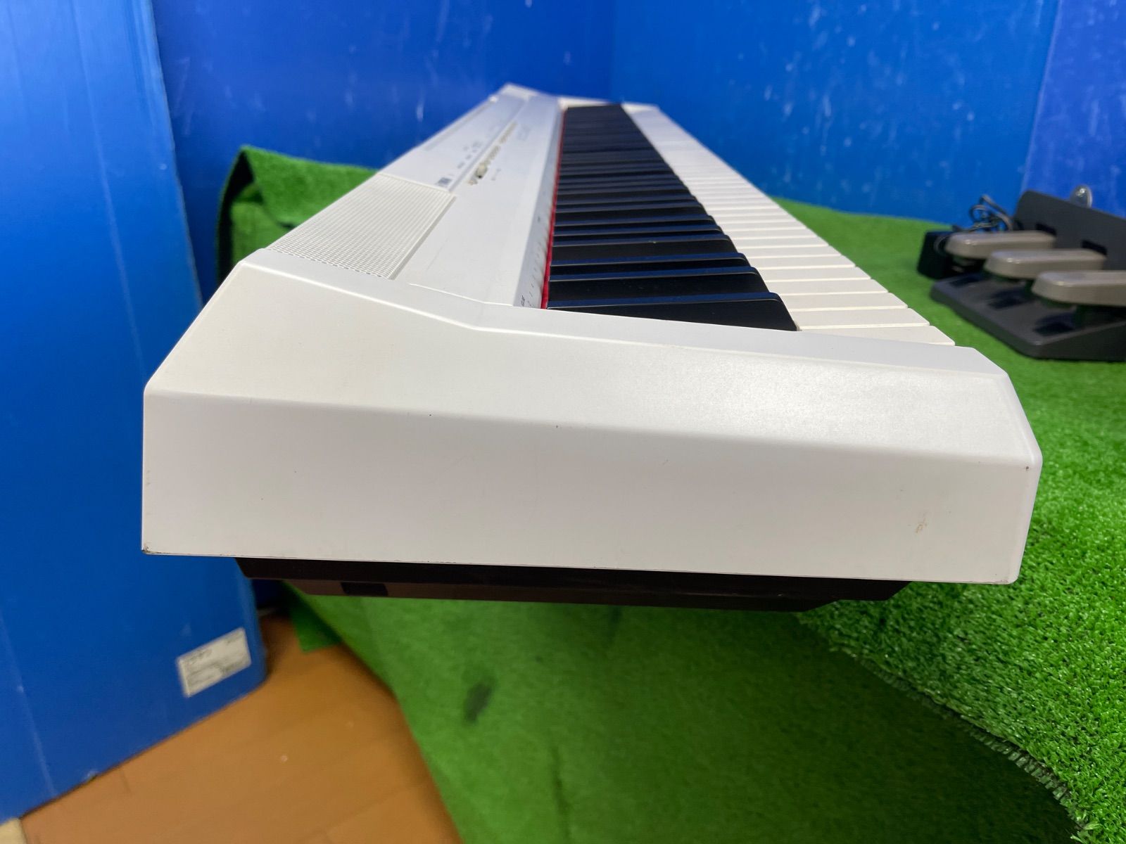 Y771☆YAMAHA 電子ピアノ P-105 白 デジタルピアノ ヤマハ 動作品 関東