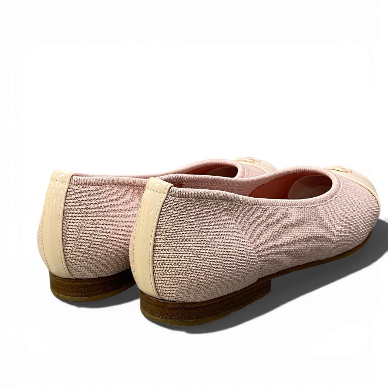 2a23《美品》 CHANEL シャネル ココマーク バレリーナ フラット