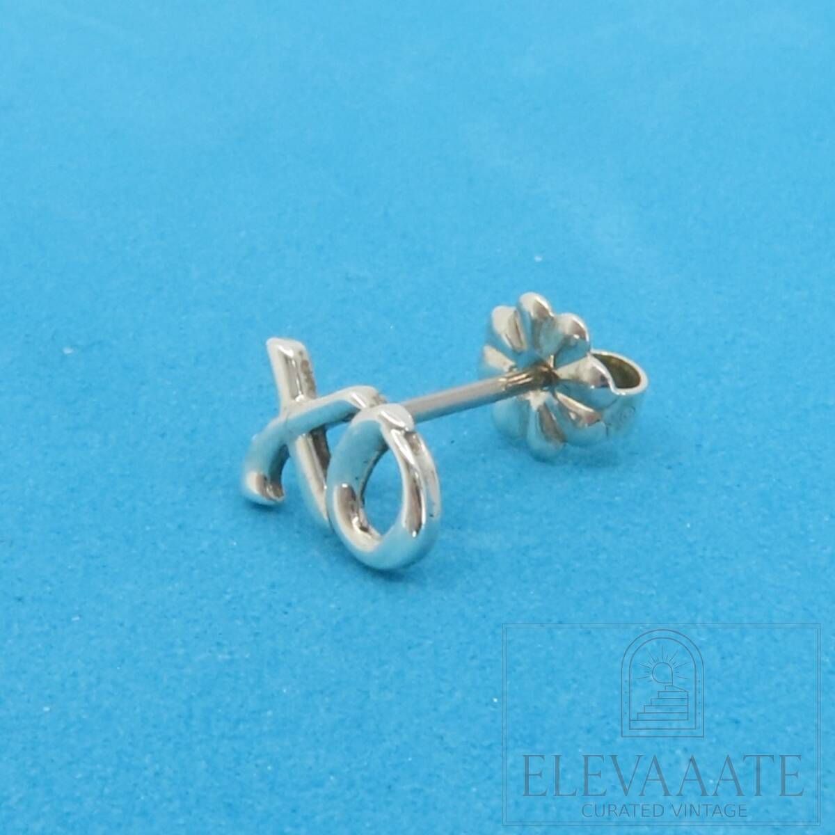 Tiffany ピアス　ラブ&キス　シルバー 希少 美品 Tiffany&Co. ティファニー XO ラブ&キス パロマピカソ