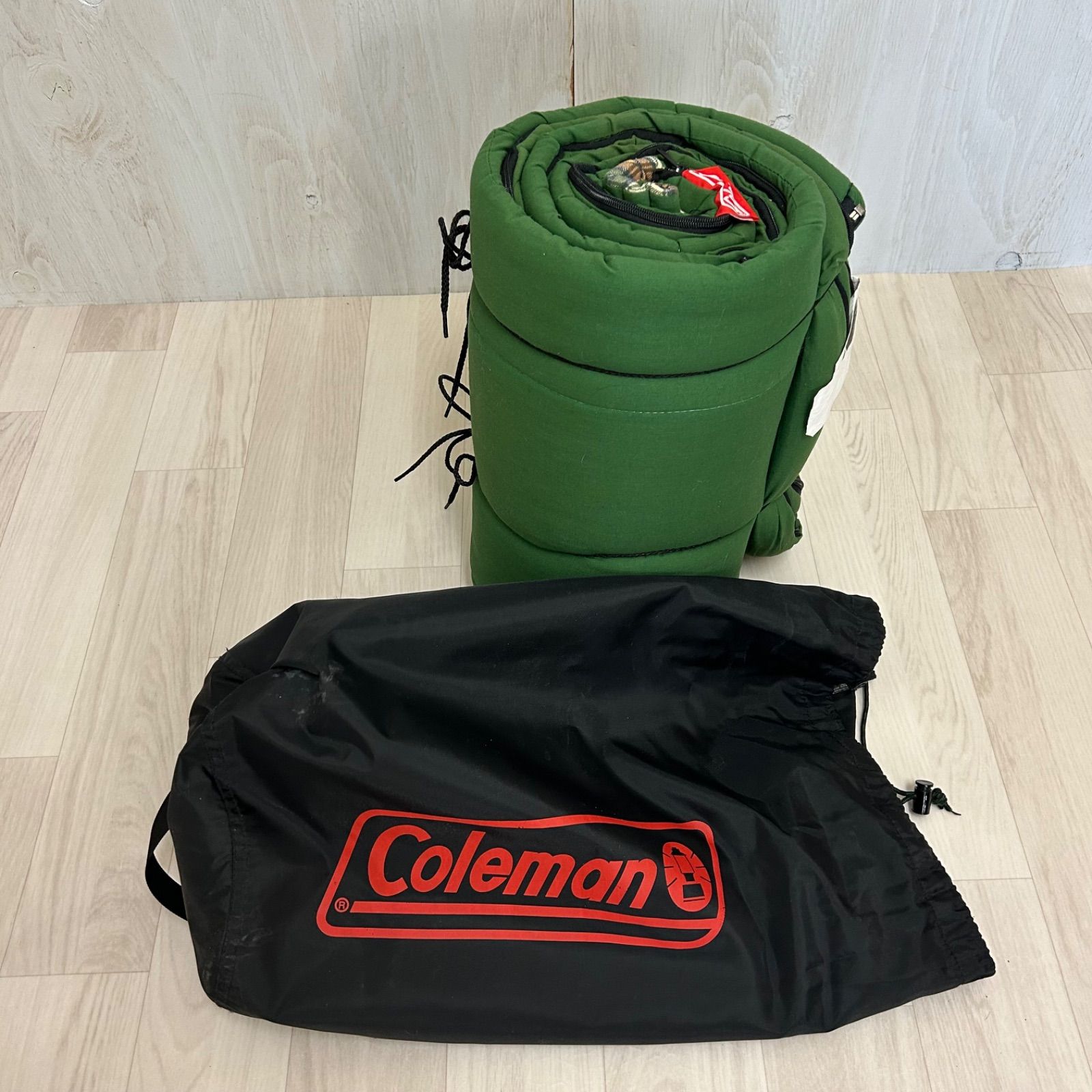 K》コールマン Coleman スリーピングバッグ グリーン 寝袋 シュラフ