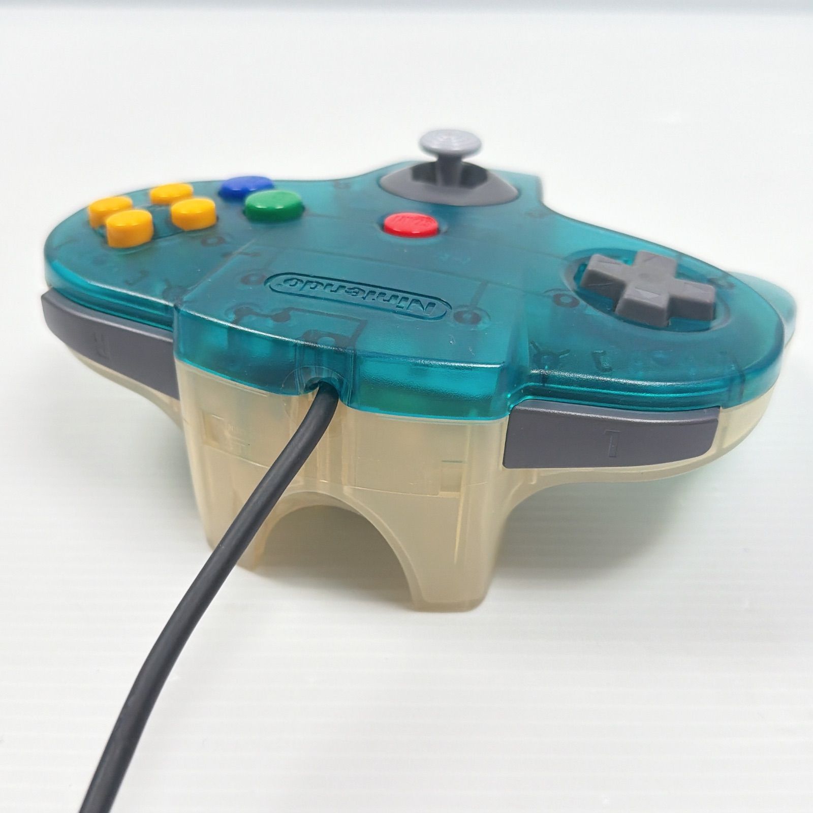 ニンテンドー64 コントローラー クリアブルー 良品 コントローラー