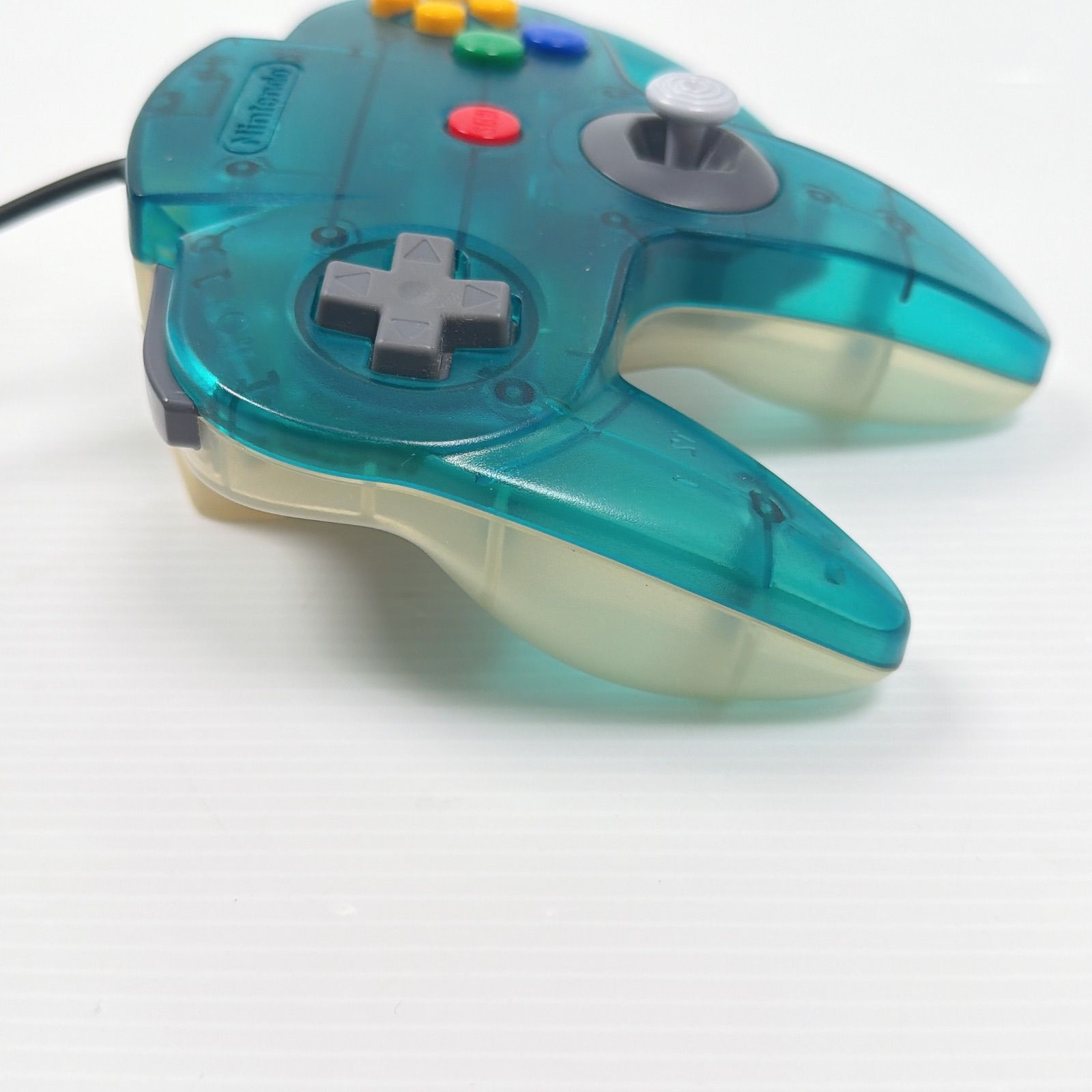 ニンテンドー64 コントローラー クリアブルー 良品 コントローラー