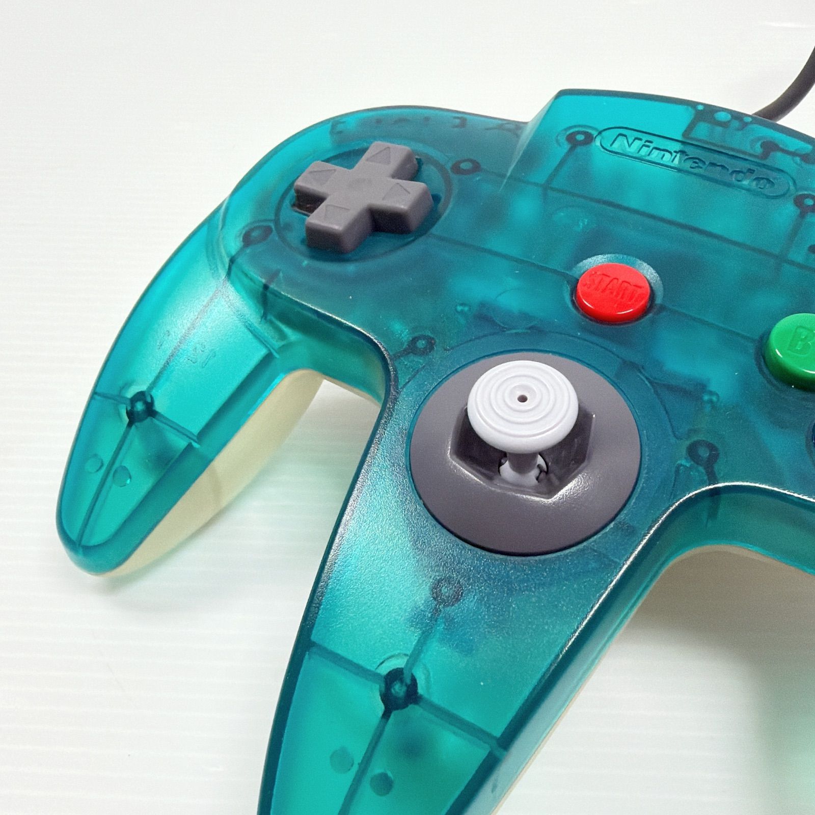 ニンテンドー64 コントローラー クリアブルー 良品 コントローラー