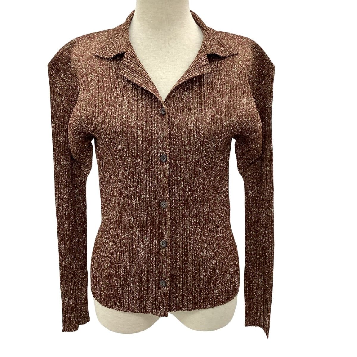 ISSEY MIYAKE イッセイミヤケ PLEATS PLEASE ジャケット 転写 SIZE 3