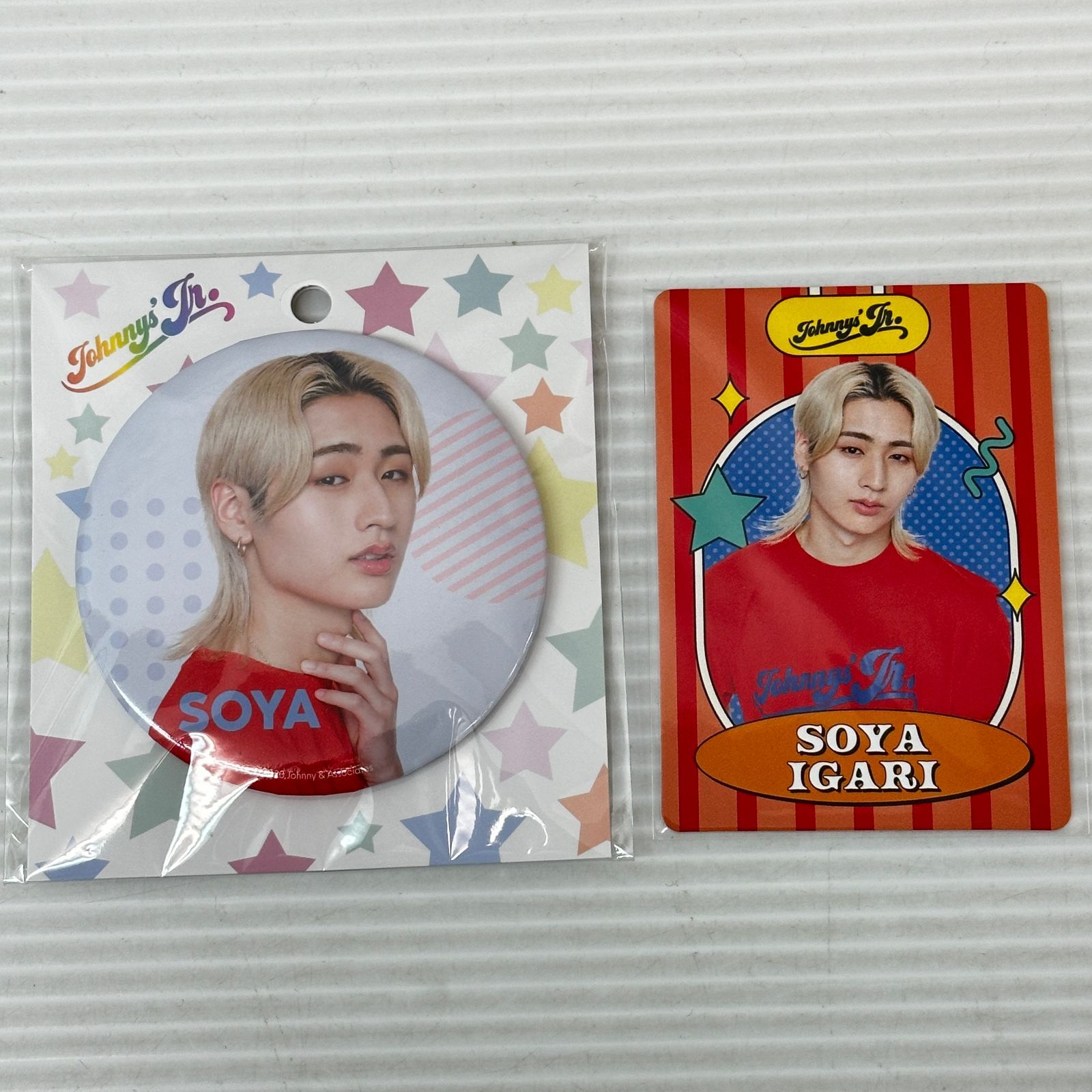 □【バラ売り不可】HiHi Jets 缶バッジ プロフィールカード 橋本涼